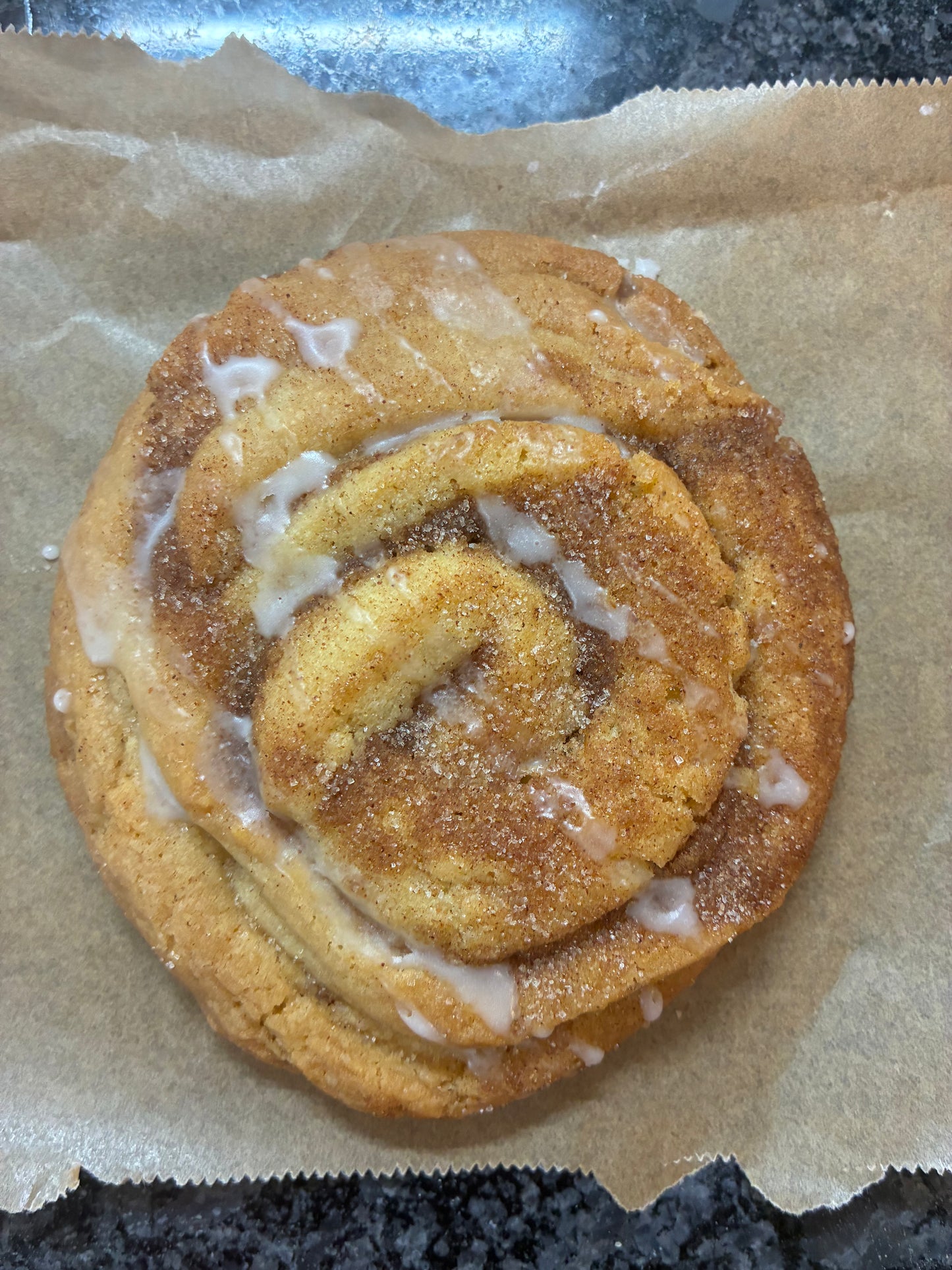 Gluten-Free Cinnamon Roll Cookie