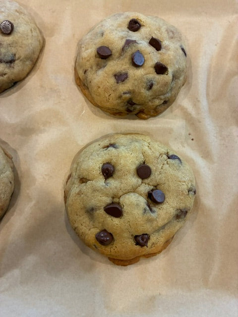 Gluten-Free Nutella Stuffed Browned Butter Chocolate Chip